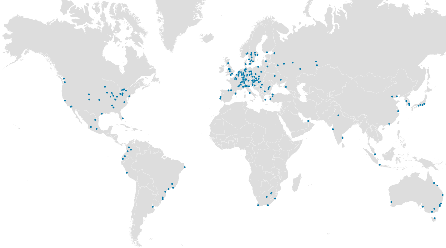 voestalpine Group – Global presence (world map)