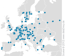 voestalpine Group – Global presence (Europe) (world map)