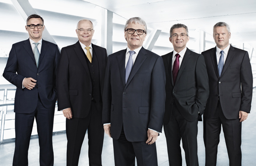 The Management Board of voestalpine AG (photo)