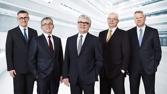 The Management Board of voestalpine AG (photo)