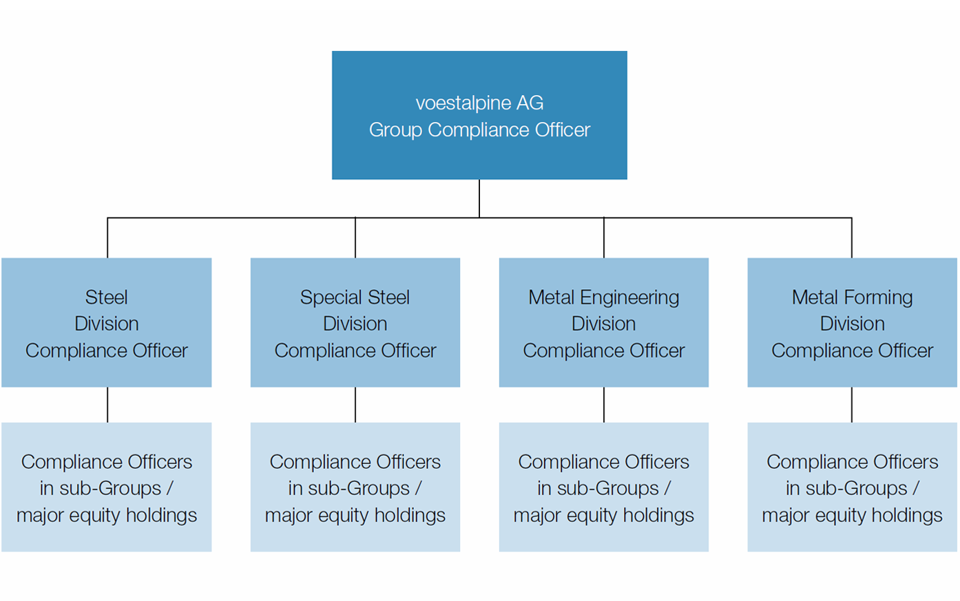 Compliance system (organigram)