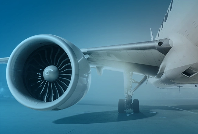 Turbine of a aeroplane (Photo)